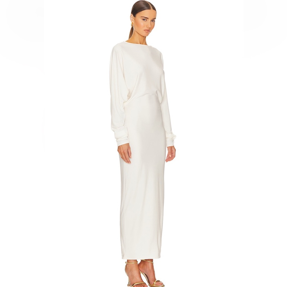 Helsa backless jersey dress